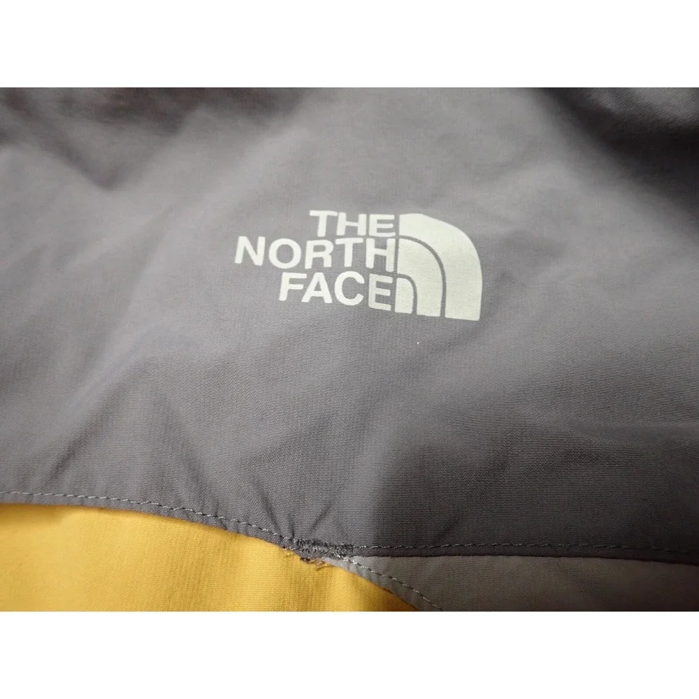The North Face Hydrenalite Jacket Mens Large Yellow Grey Excellent Windbreaker